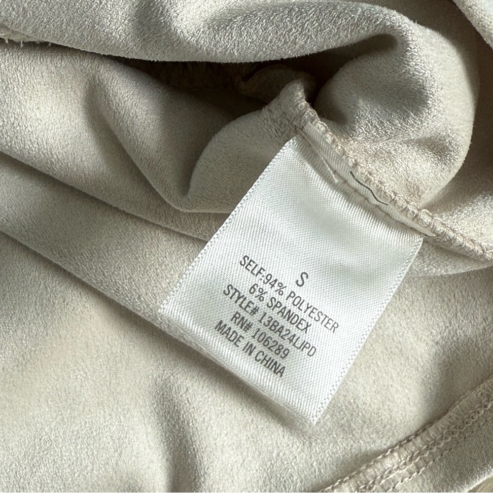 Francesca’s Blue Rain Fringe Faux Suede Skirt - Picture 7 of 7